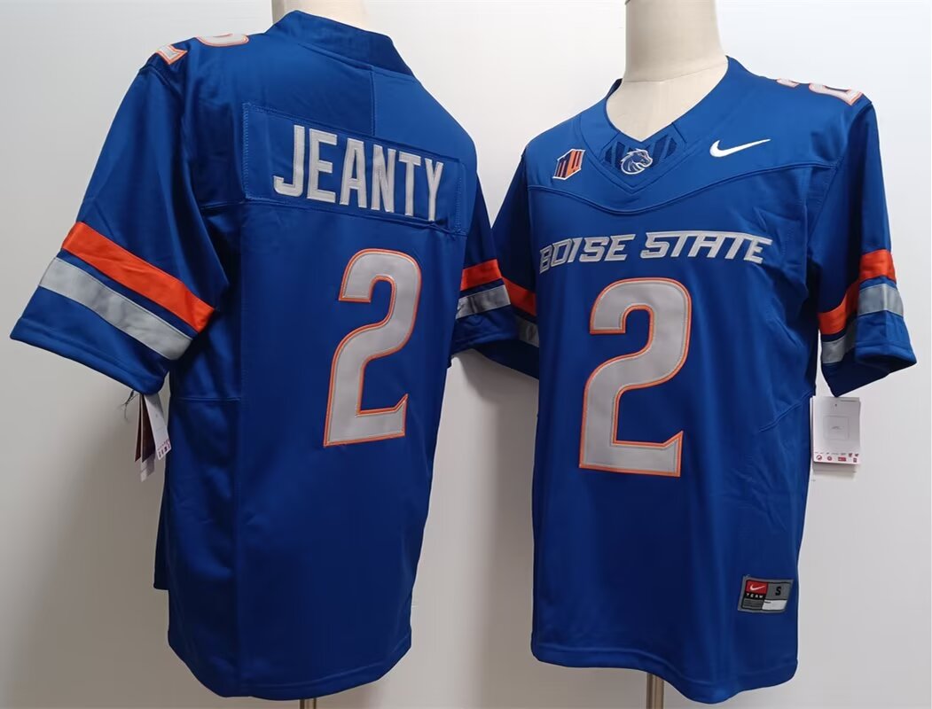 Men Boise State Broncos #2 Jeanty blue 2024 Nike NCAA jersey